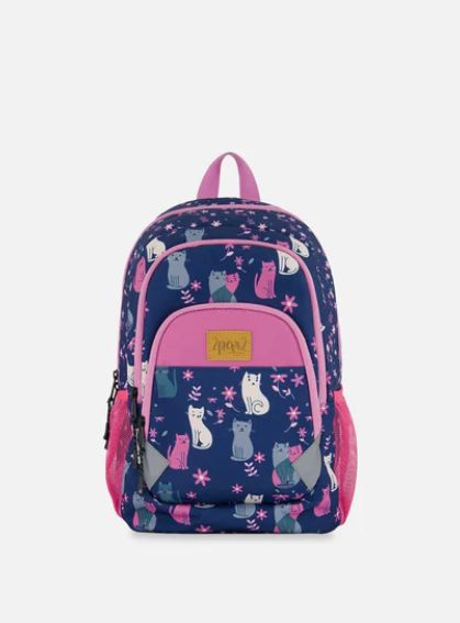 Deux Par Deux Toddler Backpack- Cats