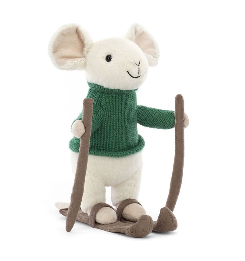 Jellycat Merry Mouse Skiing