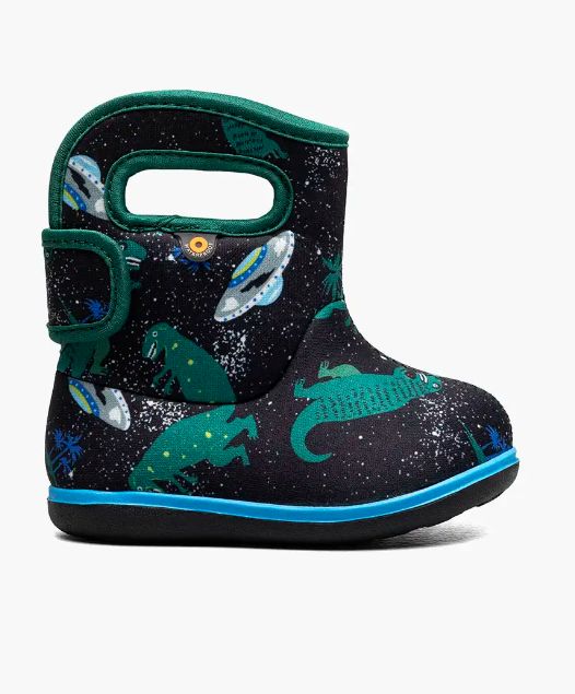 Bogs Baby Bogs II Rainboot- Black Dino