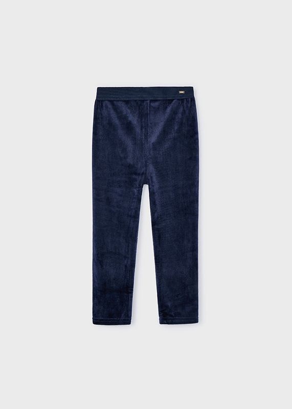 Mayoral Basic Velvet Legging- Navy