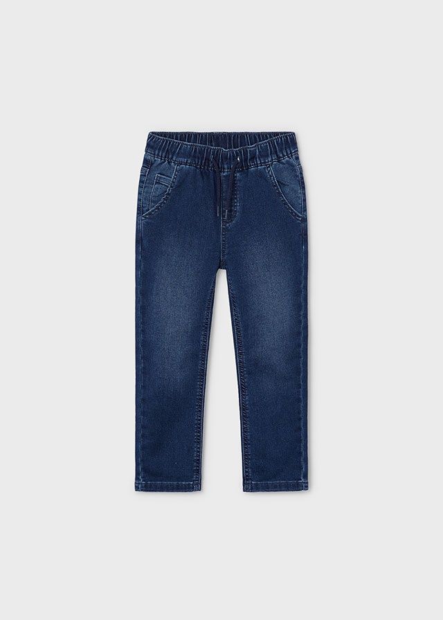 Mayoral Soft Denim Jogger- Dark
