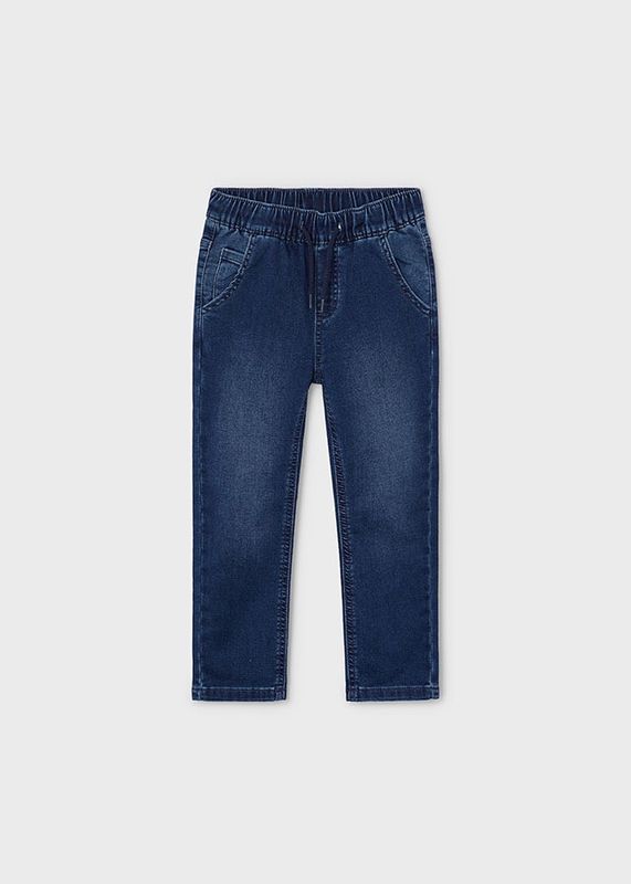 Mayoral Soft Denim Jogger- Dark
