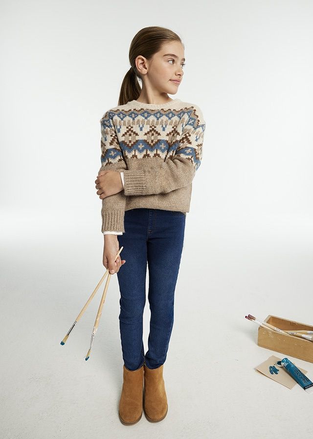 Mayoral Junior Basic Denim Pant- Dark