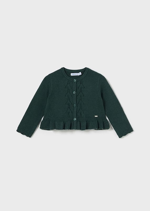 Mayoral Infant Knit Cardigan- Dark Green
