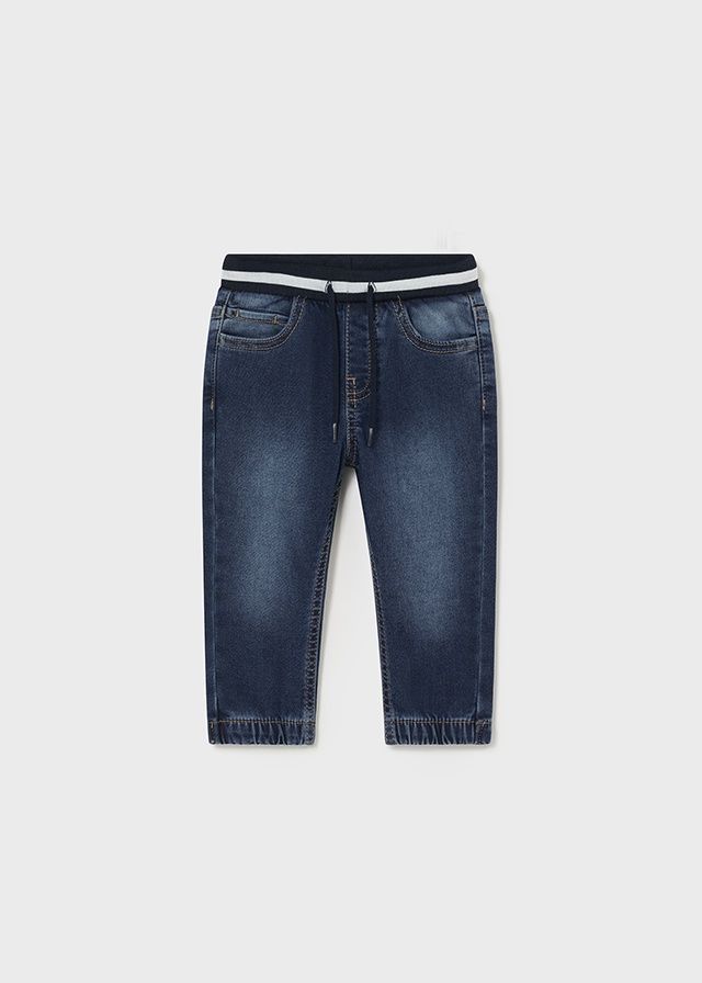 Mayoral Infant Denim Jogger- Dark
