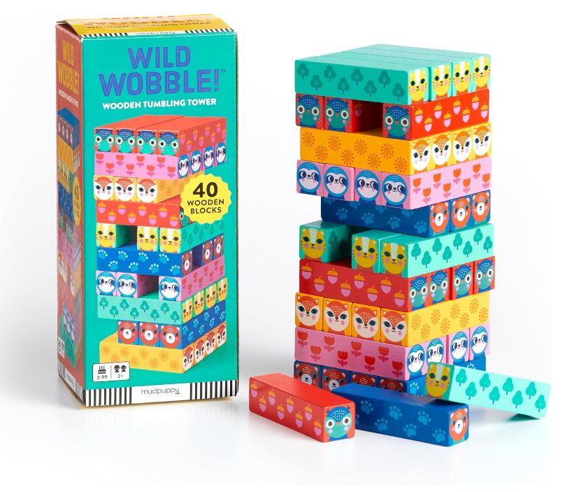 Mudpuppy Wild Wobble Tower Game