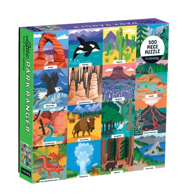 Mudpuppy 500 Piece Family Puzzle- Little Park Ranger