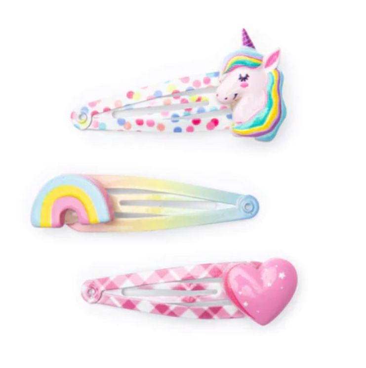 Great Pretenders 3pk Unicorn Cutie Hair Clips