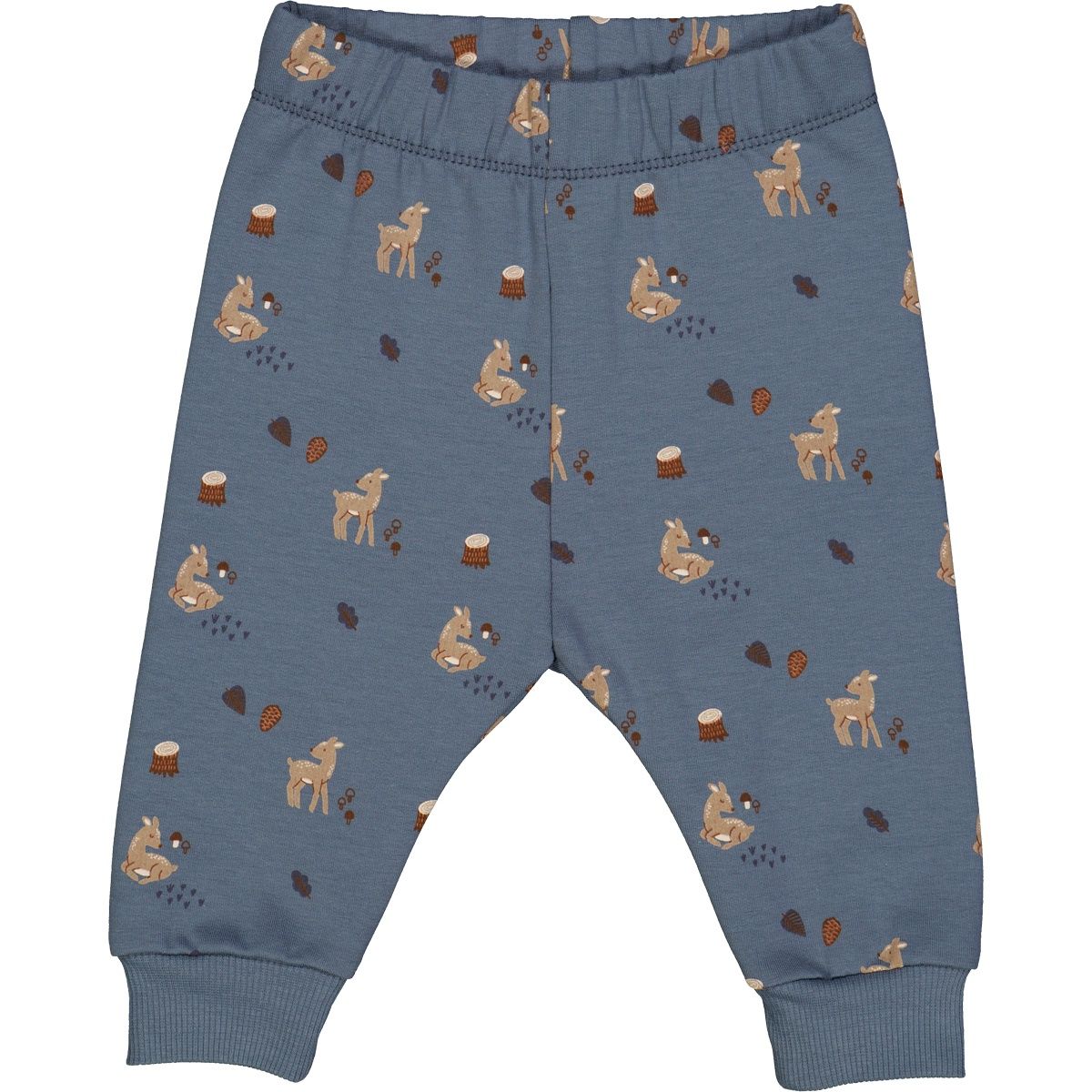 Musli deer print sweat pant- stormy blue