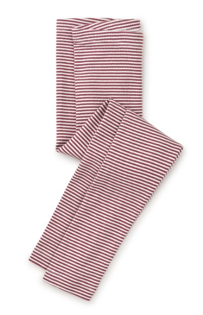 Tea Striped Legging- Cassis
