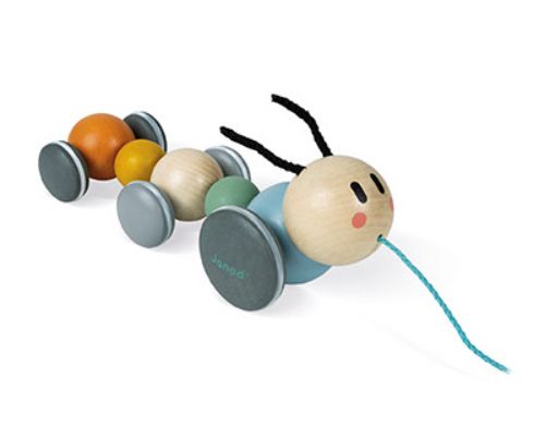 Janod Pull Along Caterpillar