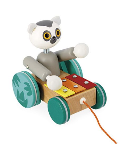 Janod Pull Along Lemur Xylophone