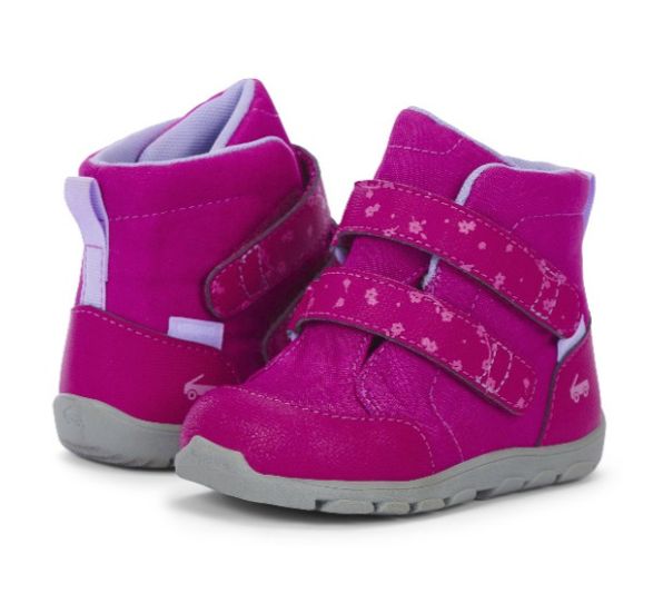 See Kai Run Skye Adapt Waterproof Boot- Berry