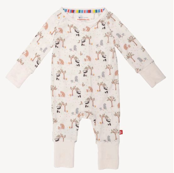 Magnetic Me Family Tree Coverall- Cream