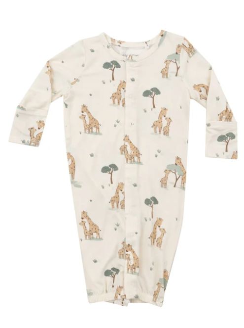 Angel Dear Convertible Gown- Tan Giraffe