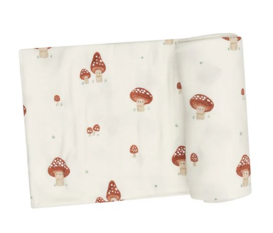Angel Dear Saddle Blanket- Mushroom Print