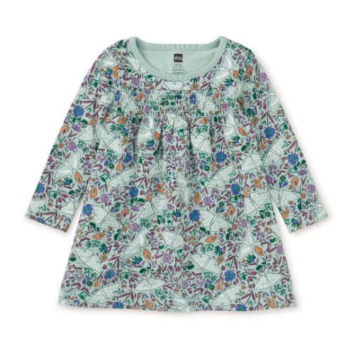 Tea Empire Baby Dress- Mint Moth