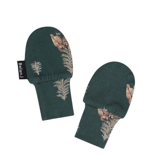 Belan.J Non-Scratch Mittens- Owls