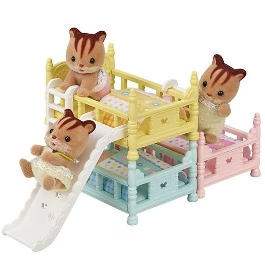 Calico Critter triple baby bunkbeds