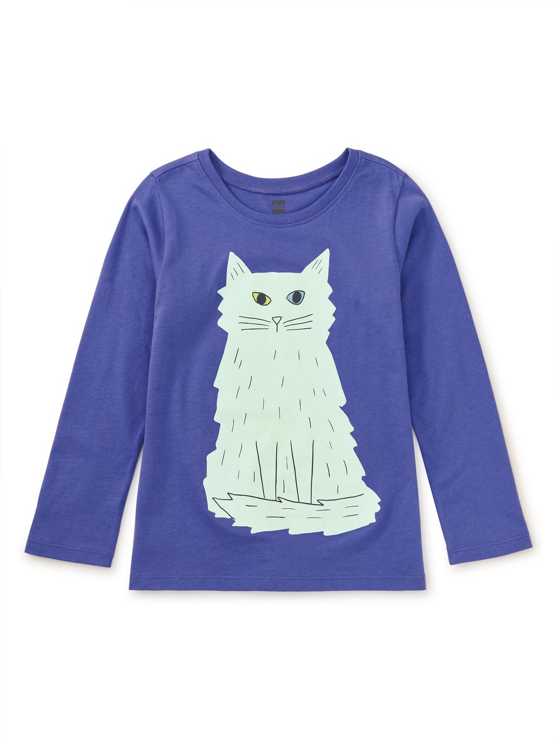 Tea Lake Van Cat Glow Graphic Tee
