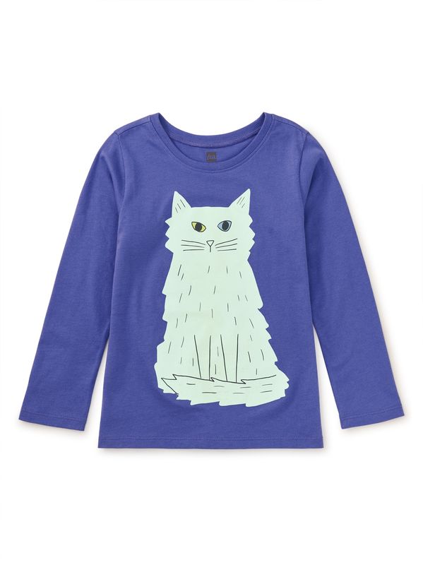 Tea Lake Van Cat Glow Graphic Tee