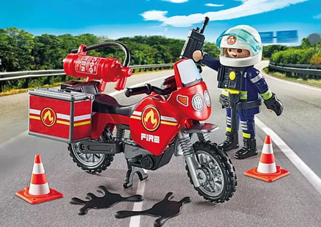 Playmobil Fire Motorcycle