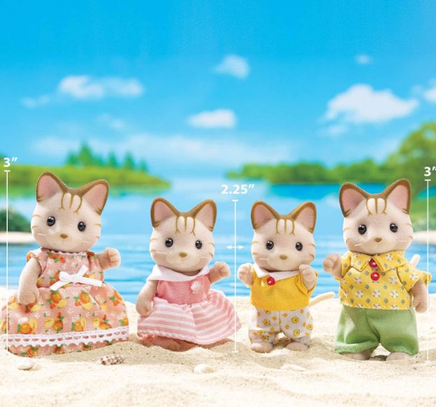 Calico Critter Sandy Cat Family