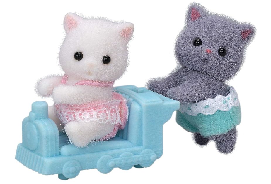 Calico Critter Persian Cat Twins