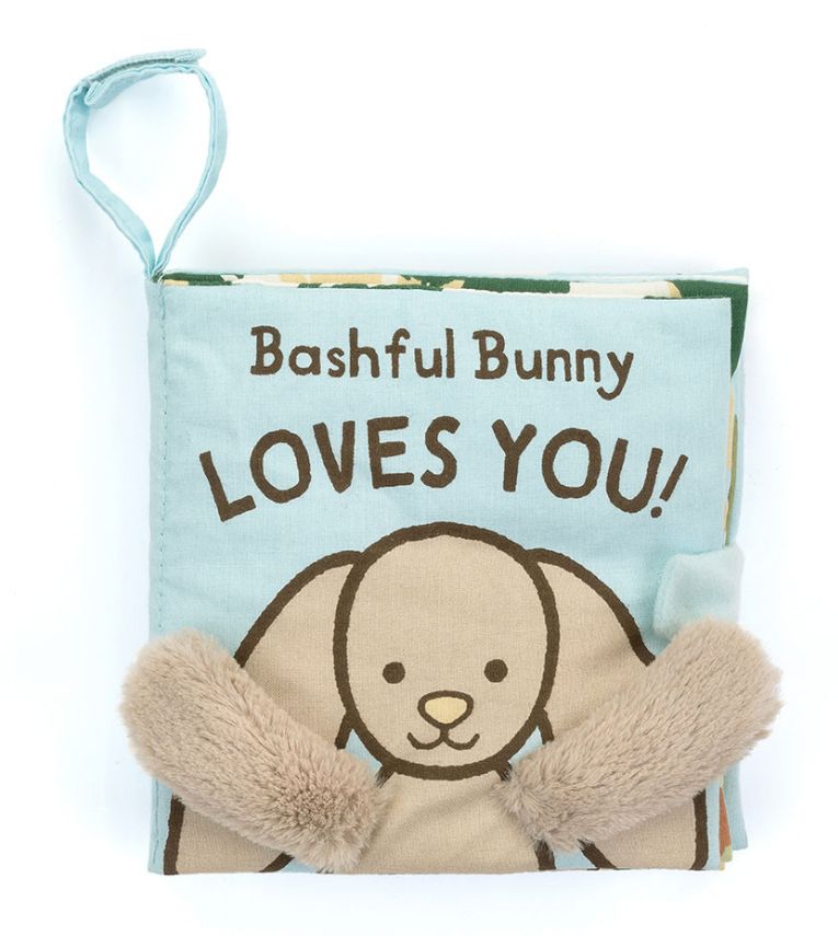 Jellycat Bashful Bunny Loves You Cloth Book