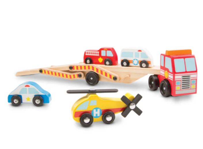Melissa &amp; Doug Emergency Vehicle Carrier