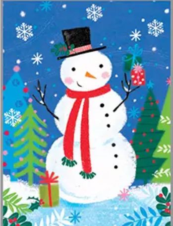 GinaB Holiday Gift Enclosure- Snowman