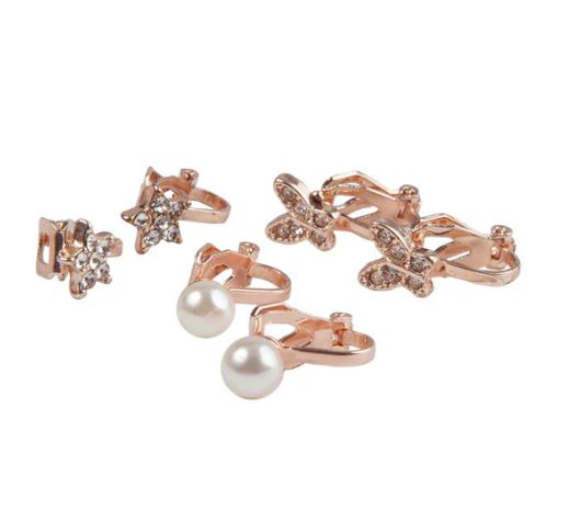 Great Pretenders 3pk Dazzle Clip-on Earrings