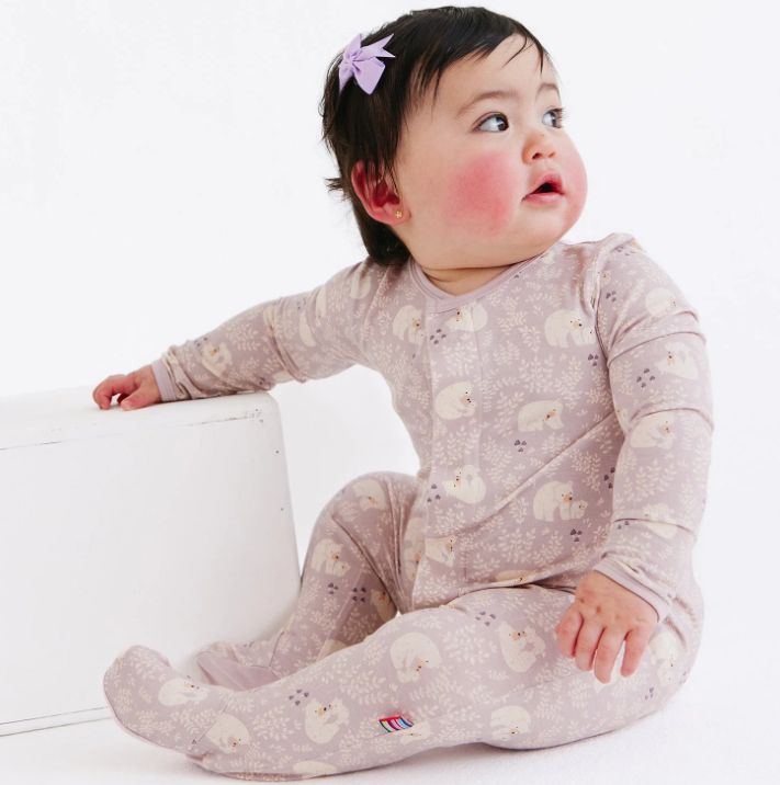 Magnetic Me Cuddle Club Footie- Lavender