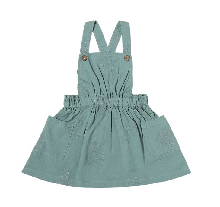 Vignette Jenna Romper- Dusty Teal