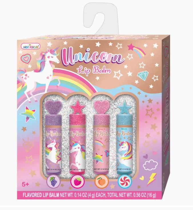 Hot Focus Unicorn Lip Balm Set