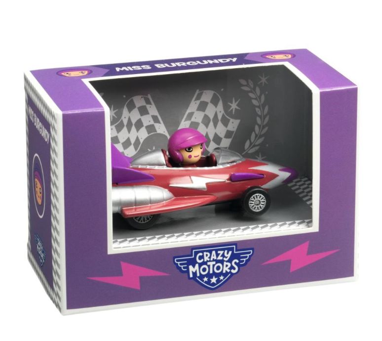 Djeco Crazy Motors Vehicle- Miss Burgundy