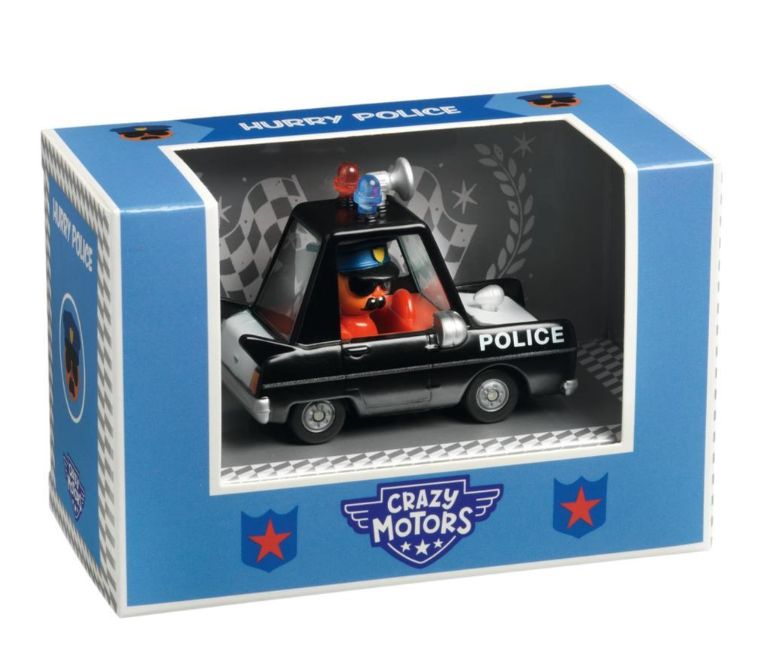 Djeco Crazy Motors Vehicle- Hurry Police