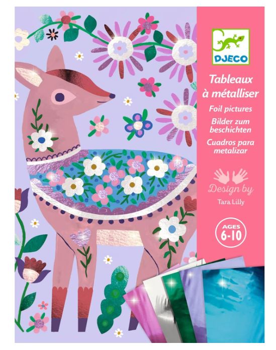 Djeco Foil Pictures Kit- Pretty Woods