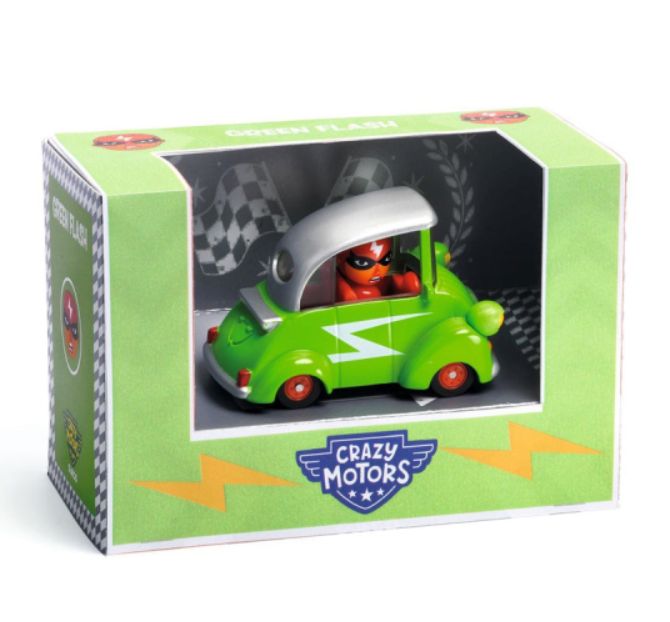 Djeco Crazy Motors Vehicle- Green Flash
