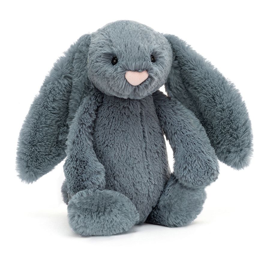 Jellycat Bashful Dusky Blue Bunny Original- Medium