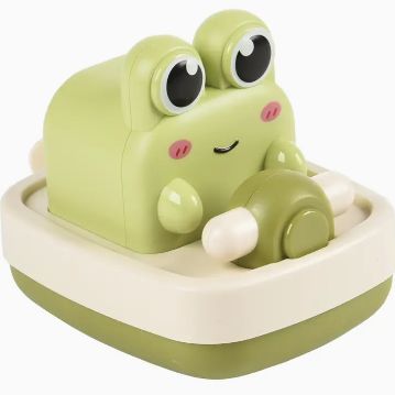 Wind-Up Frog In Boat