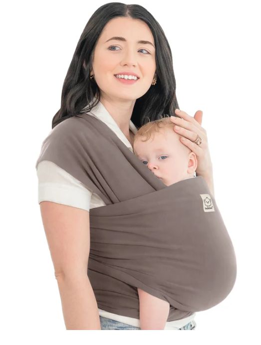 KeaBabies Baby Wrap Carrier- Copper Gray