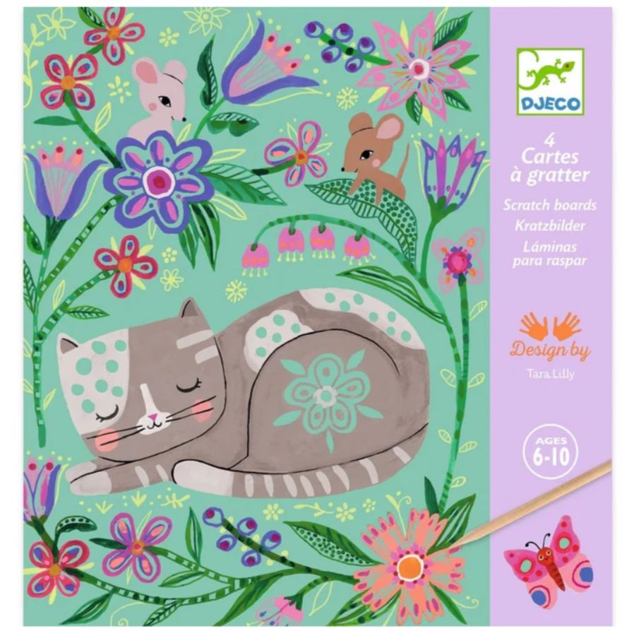 Djeco Scratch Cards Kit- Encounters