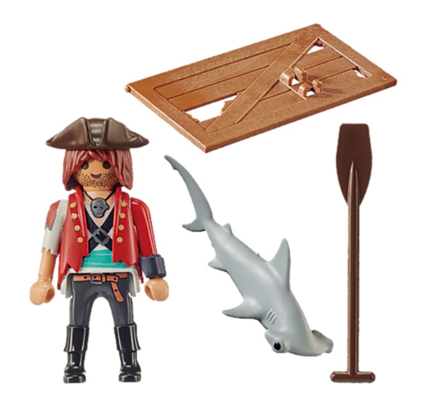 Playmobil Pirate with Raft