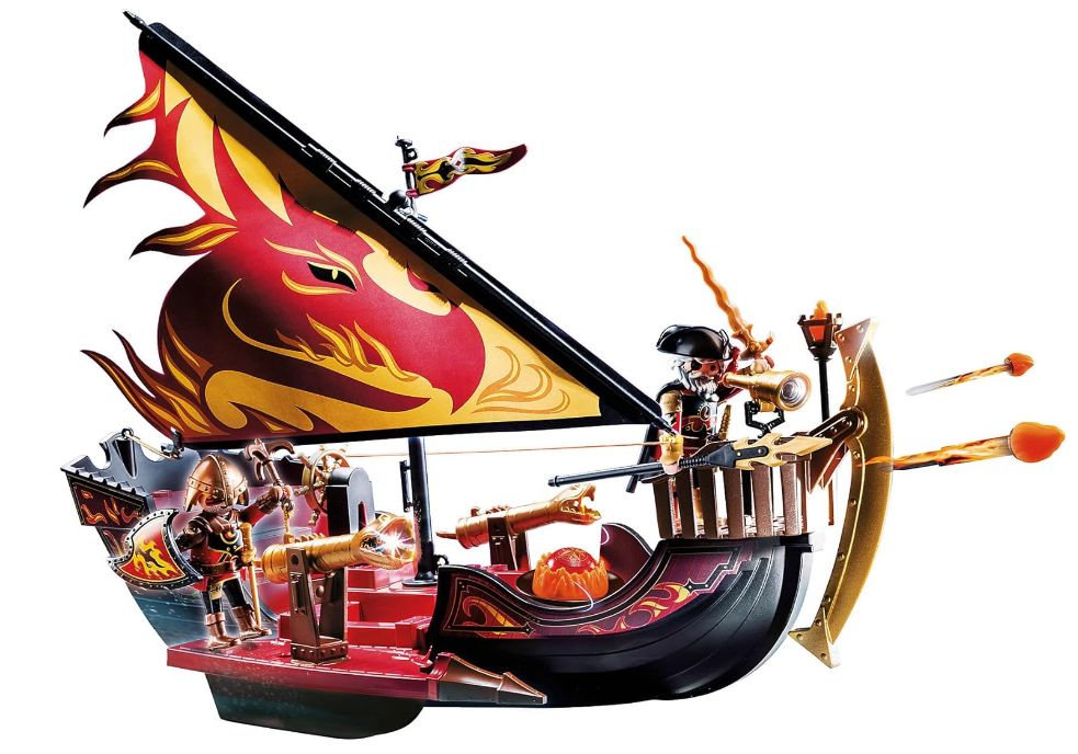 Playmobil Burnham Raiders Fire Ship