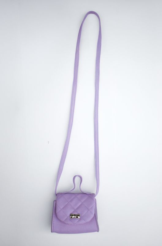 Quilted Crossbody Lavender Purse