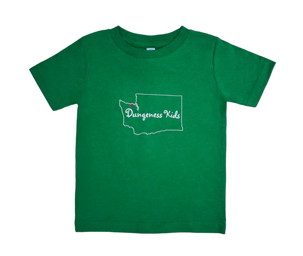 Dungeness Kids Toddler Tee- Green