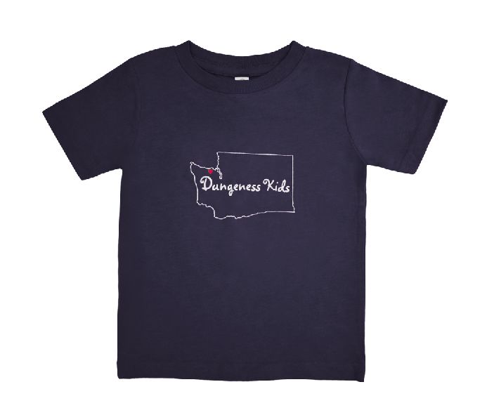 Dungeness Kids Toddler Tee- Vintage Navy
