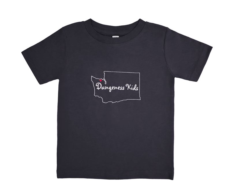 Dungeness Kids Youth Tee- Navy
