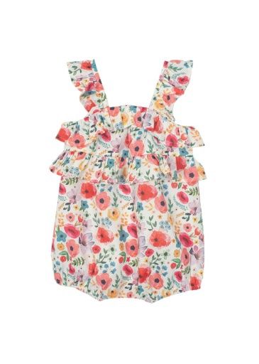 Mabel &amp; Honey Dancing Petals Romper, Size: 18M